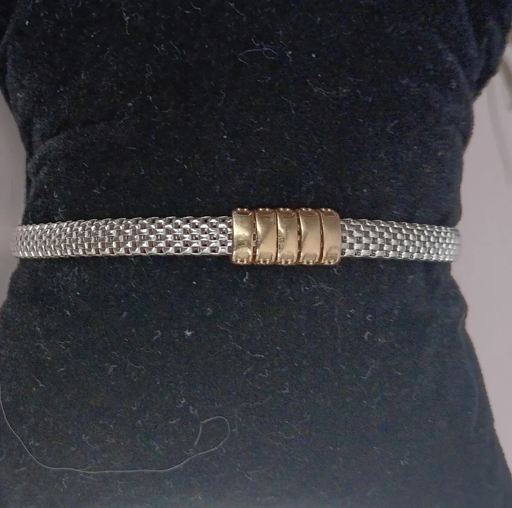 STERLING SILVER BELLA LUCE (R) BRACELET 7.5" - Picture 3 of 5